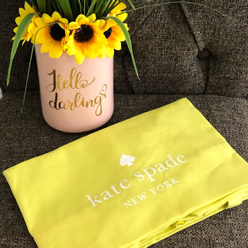 Kate Spade Large Reusable Shopping Canvas Tote Bag - image 1